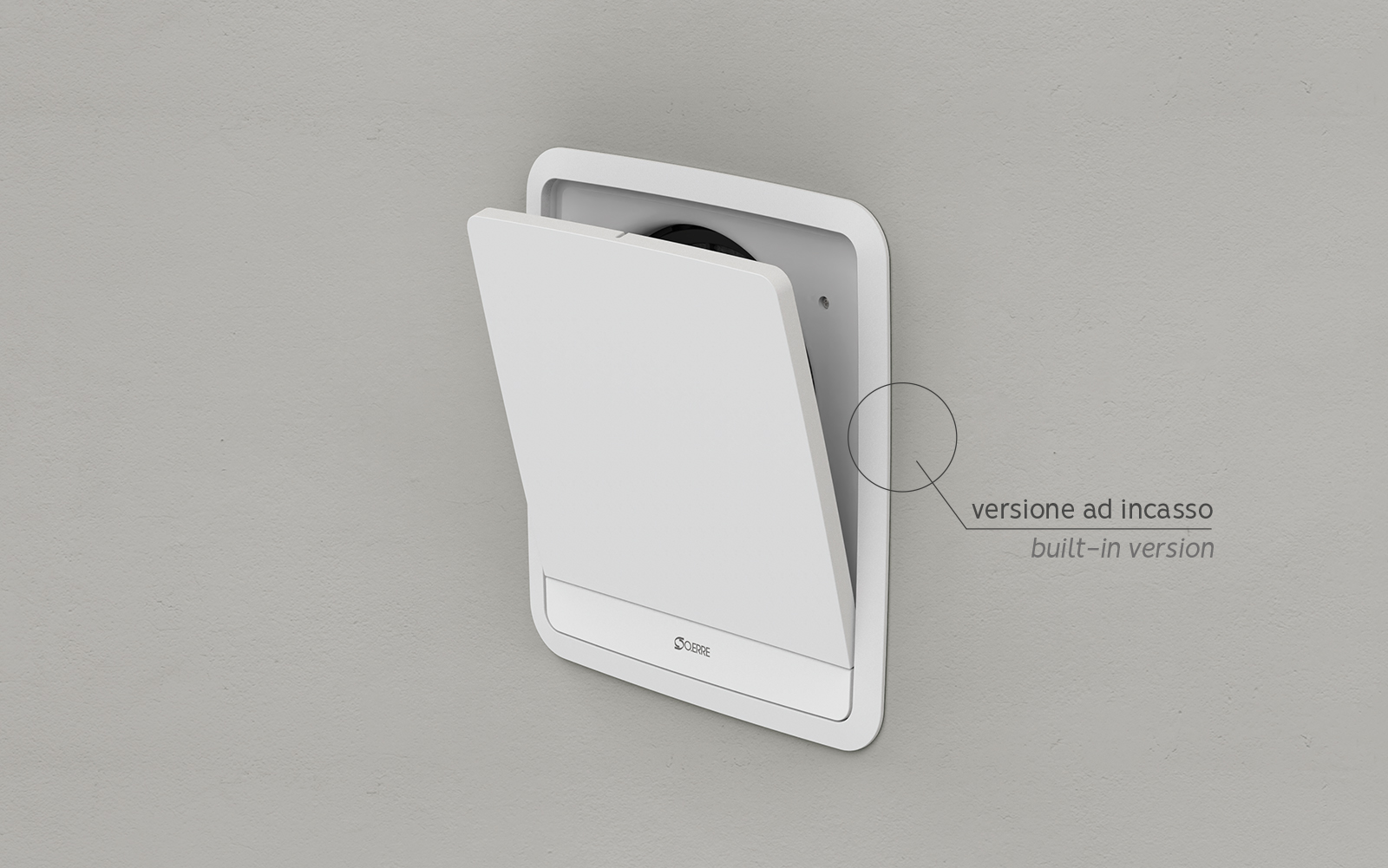 Installazione ad incasso